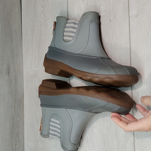 Sperry Womens Saltwater Syren Duck Rubber Waterproof Ankle Booties shoes 8.5 - Picture 12 of 15